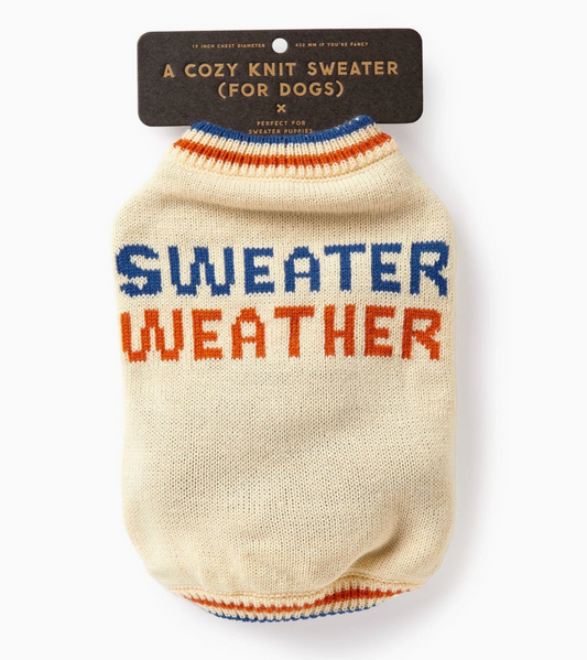 "Sweater Weather" Dog Sweater