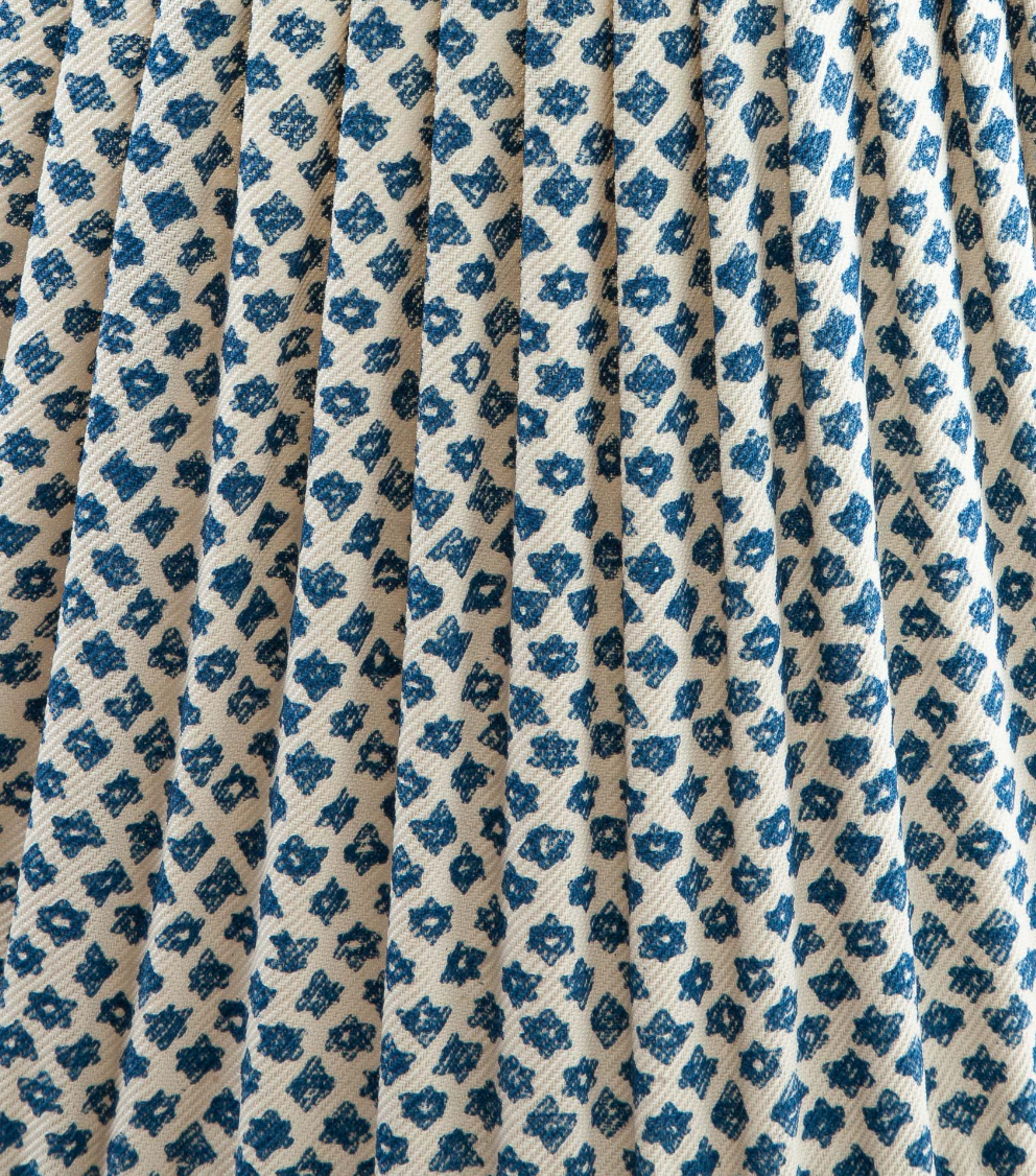 Fermoie Modified Empire Cotton Shade in Blue Marden