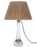 Fermoie Modified Empire Cotton Shade in Nut Brown Rabanna