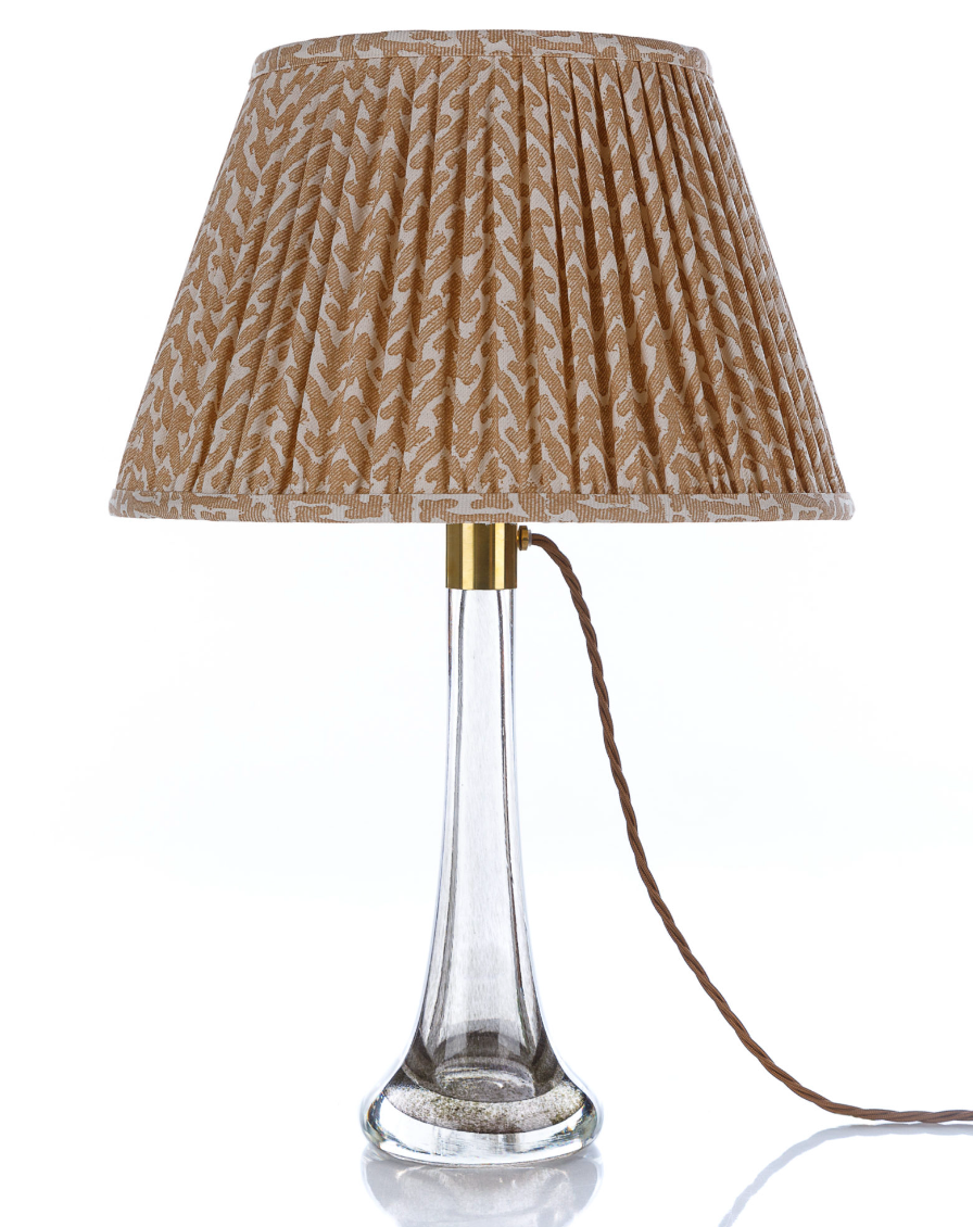 Fermoie Modified Empire Cotton Shade in Nut Brown Rabanna