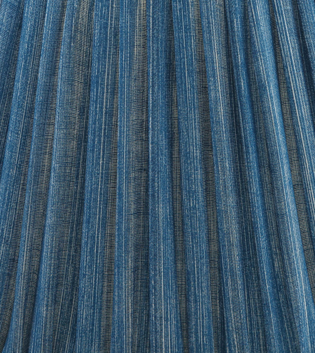 Fermoie Modified Empire Linen Shade in Sacre Blue