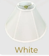 Royal BS706 White Shantung Coolie Empire Shade