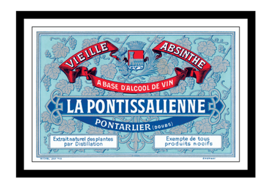 Absinthe Distillery Label Print