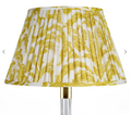 Fermoie Modified Empire Linen Shade in Yellow Marlborough