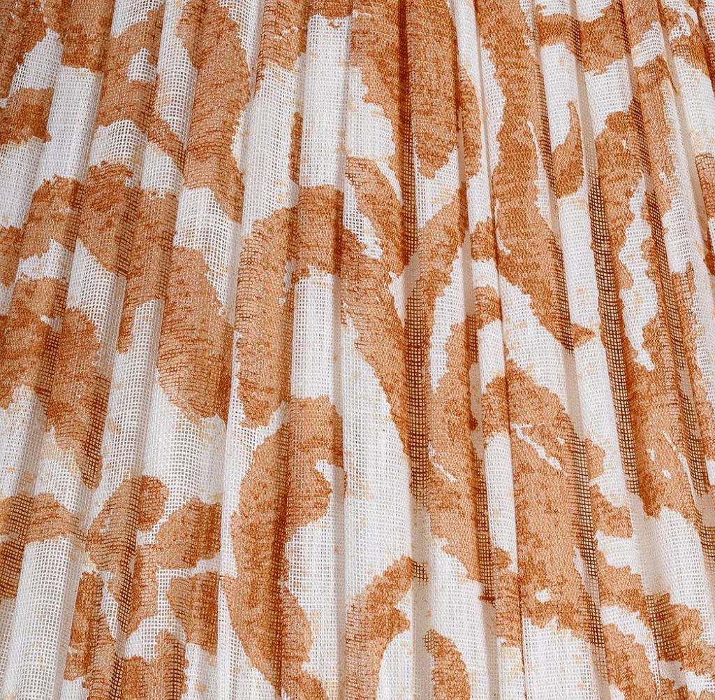 Fermoie Modified Empire Linen Shade in Orange Marlborough