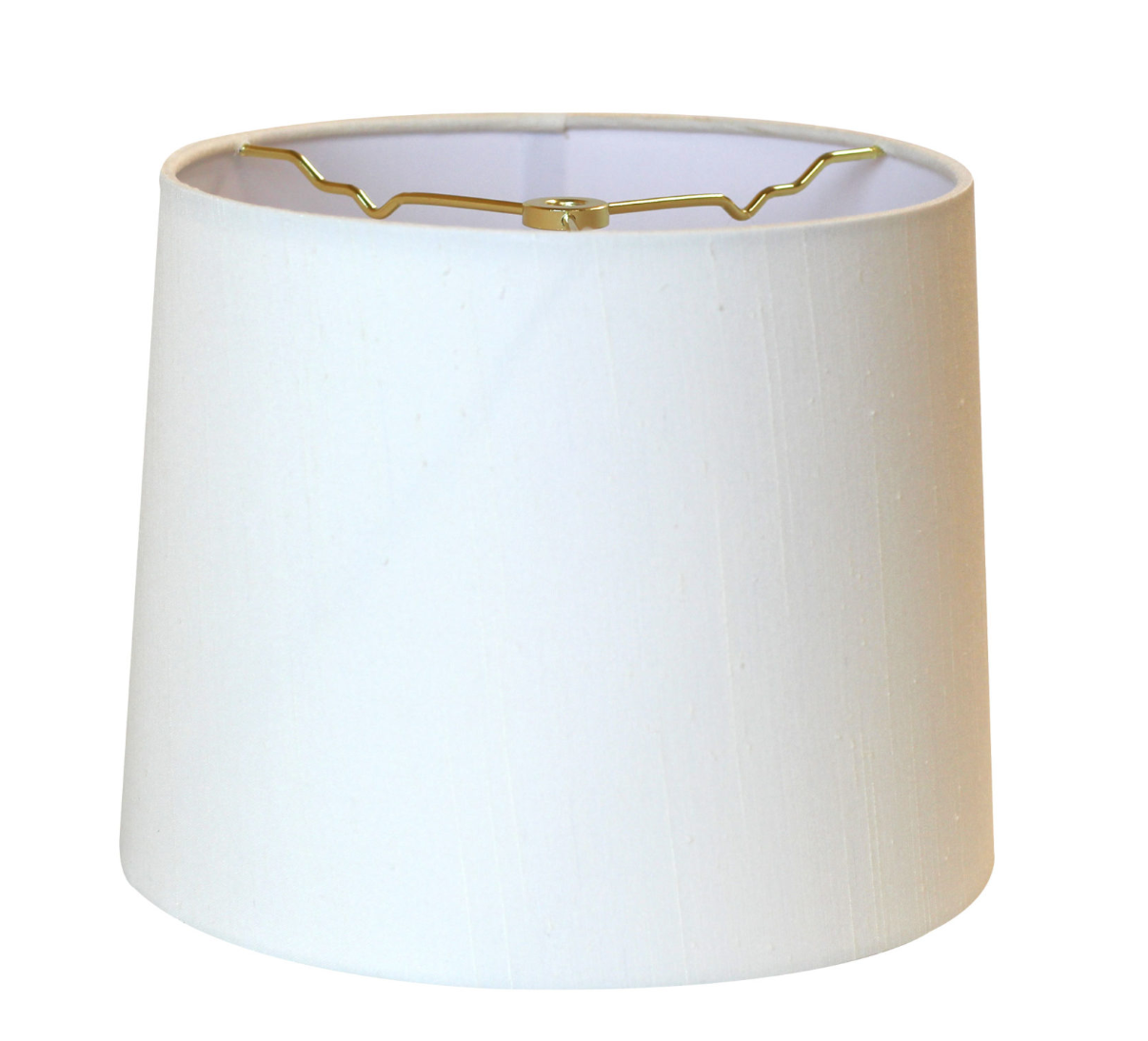 SL134 Cream Shantung Rolled Edge Drum Hardback Shade