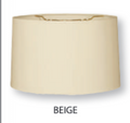 Royal HB610 Beige Shantung Hardback Shallow Drum Shade