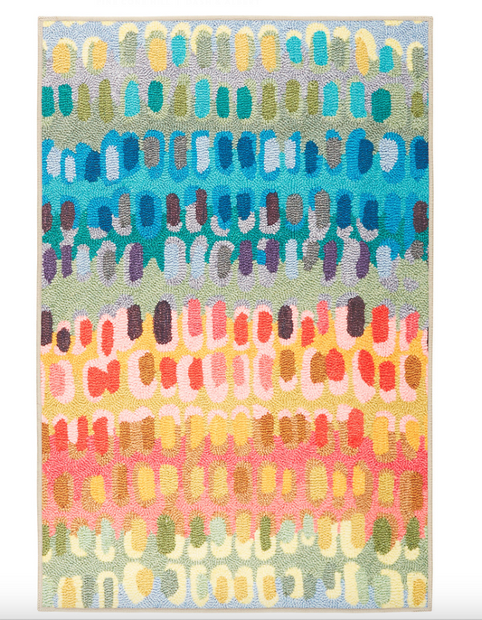 Paint Chip Washable Rug