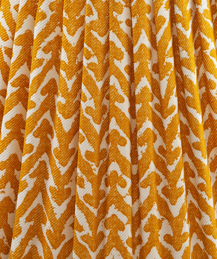 Fermoie Modified Empire Cotton Shade in Yellow Rabanna