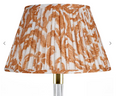 Fermoie Modified Empire Linen Shade in Orange Marlborough