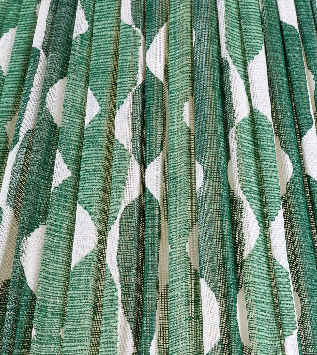 Fermoie Modified Empire Linen Shade in Green Whittle