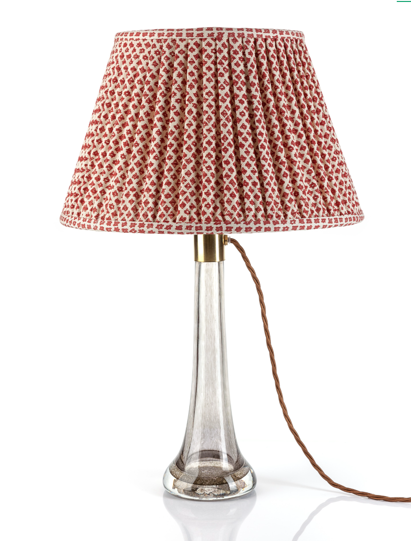 Fermoie Modified Empire Cotton Shade in Red Marden