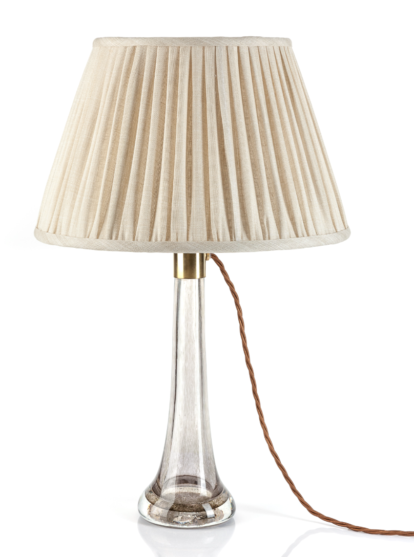 Fermoie Modified Empire Linen Shade in Cream Moire