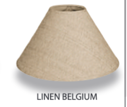 Royal HB607 Belgium Linen Hardback Coolie Empire Shade