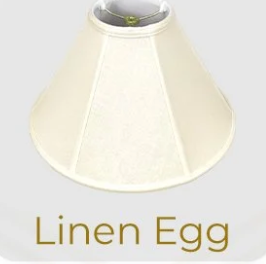Royal BS706 Eggshell Linen Coolie Empire Shade