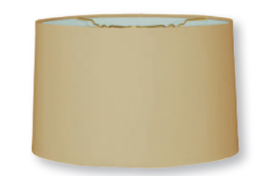 Royal HB610 Antique Gold Shantung Hardback Shallow Drum Shade