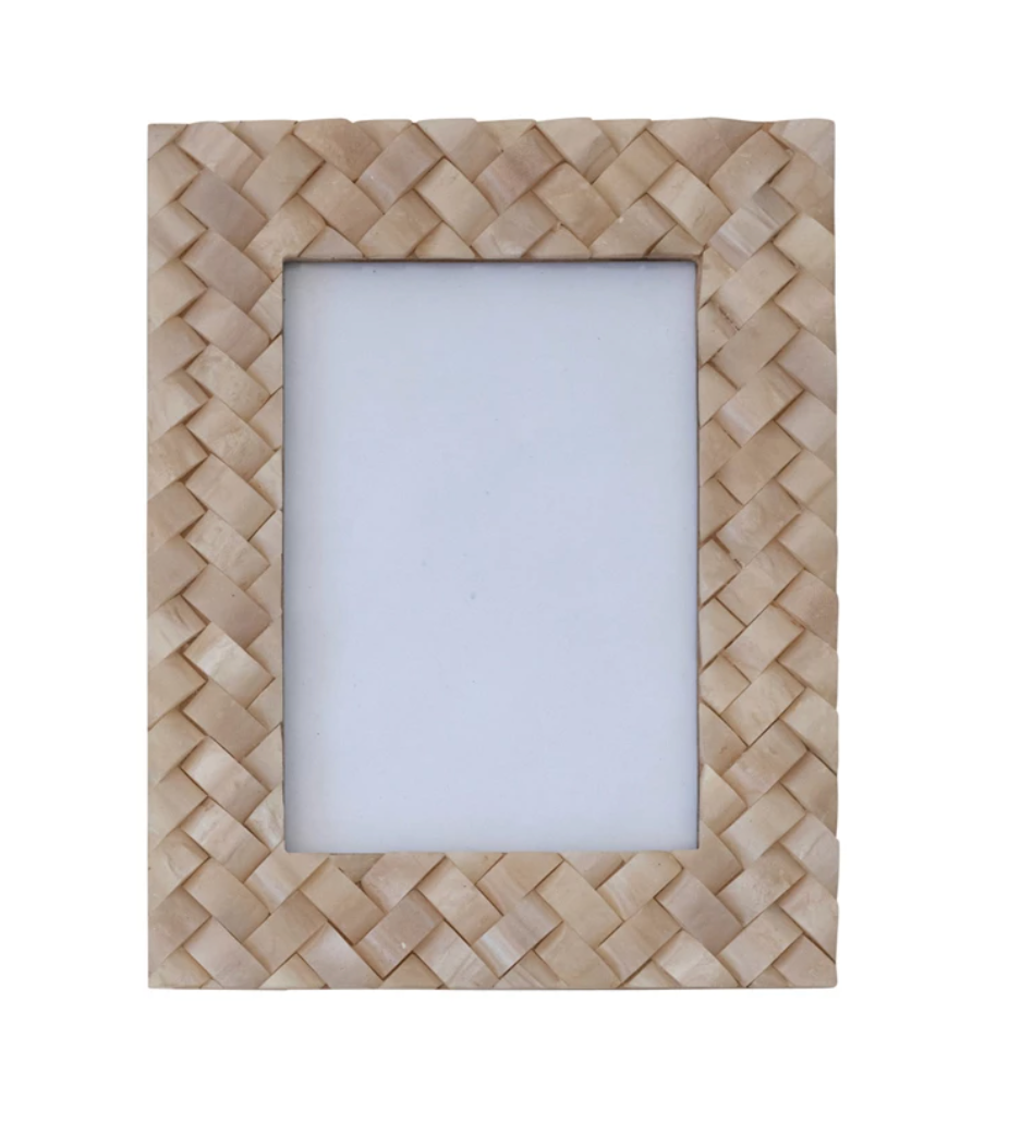 Woven Resin Photo Frame
