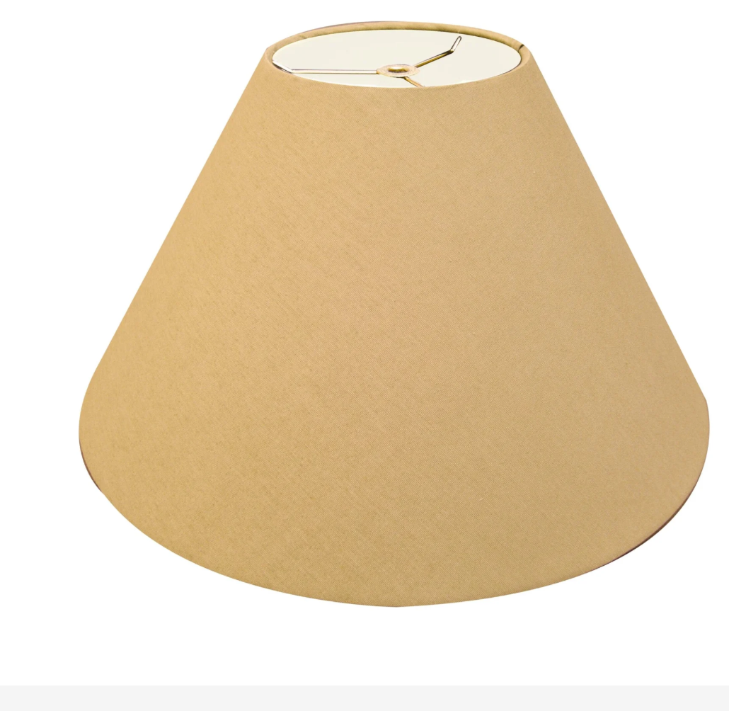 Royal HB607 Antique Gold Shantung Hardback Coolie Empire Shade