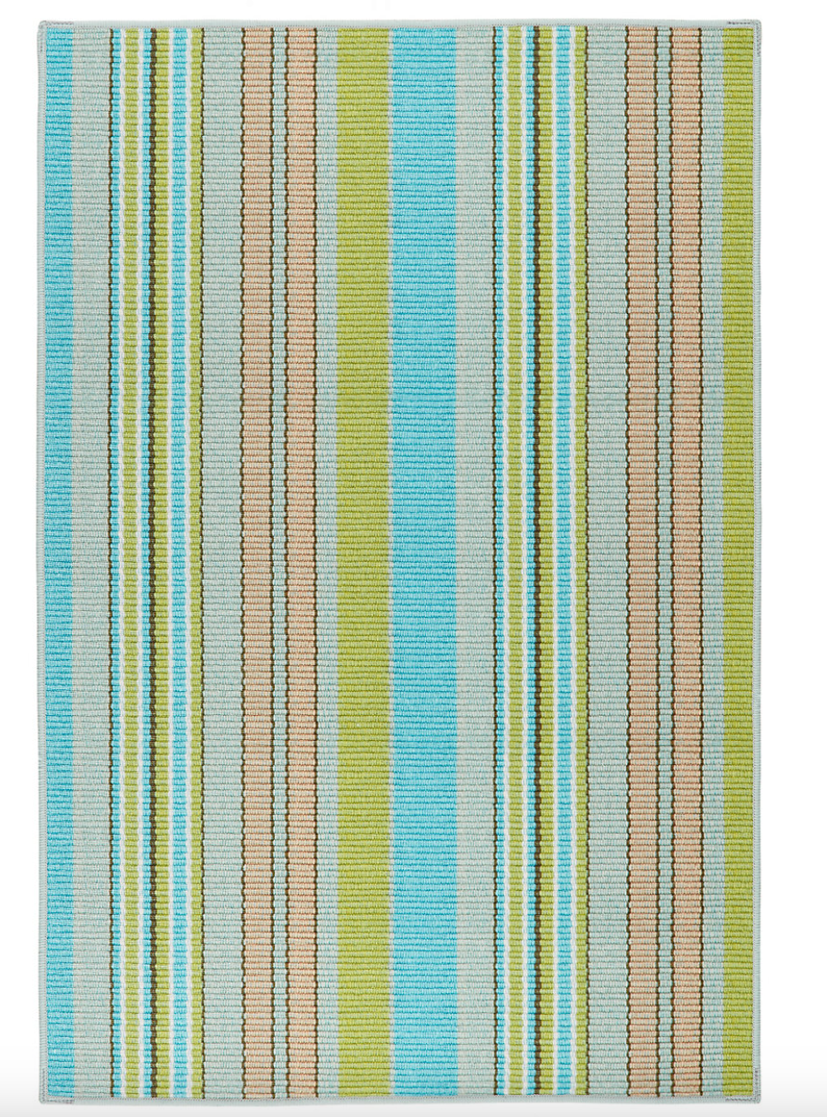 Aquinnah Ticking Washable Rug