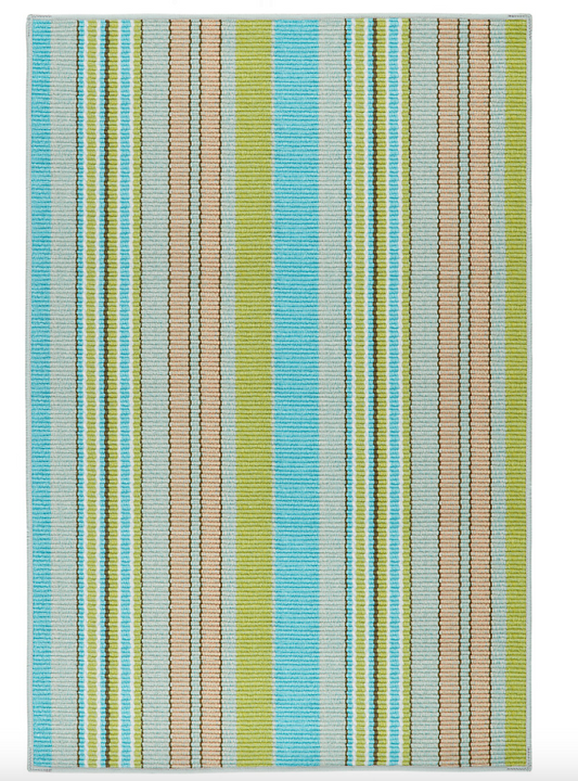 Aquinnah Ticking Washable Rug