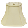 SL54 Egg Shantung Inverted Cut Corner Rectangle Shade