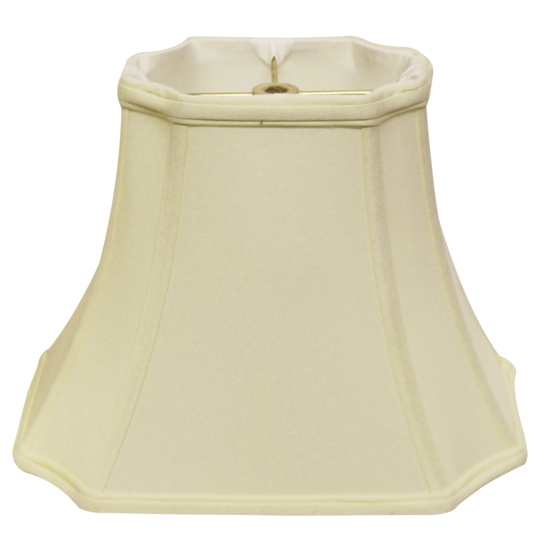 SL54 Egg Shantung Inverted Cut Corner Rectangle Shade