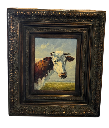 "Une Vache" Painting