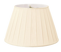 Royal BSO724 Eggshell Shantung Box Pleat with Trim Shade
