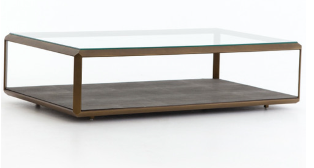 Shagreen Shadow Box Coffee Table