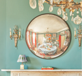 Convex Mirror with Antiqued Glass
