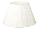 Royal DS87 Eggshell Shantung Wide Pleat Shade