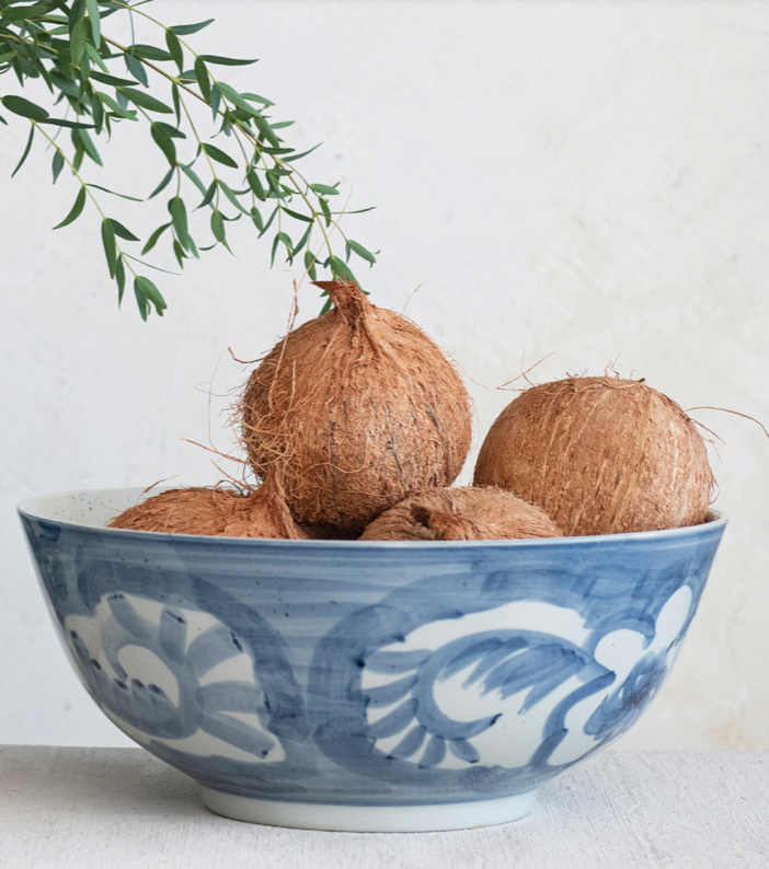 Hand Painted Stoneware Bowl