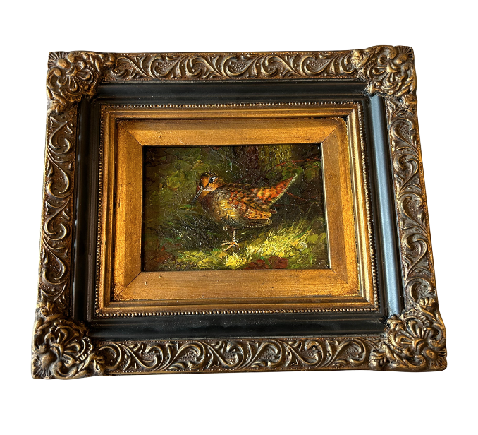 "Wren" Impasto Painting