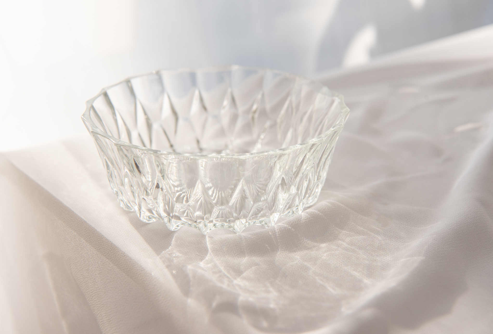 French Crystal Serving Bowl