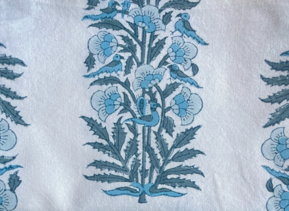 Block Print Dish Towel 20" x 28"