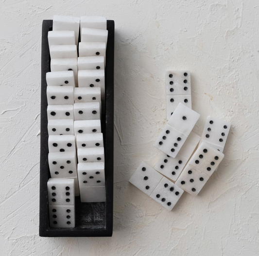 Handmade Alabaster Dominoes