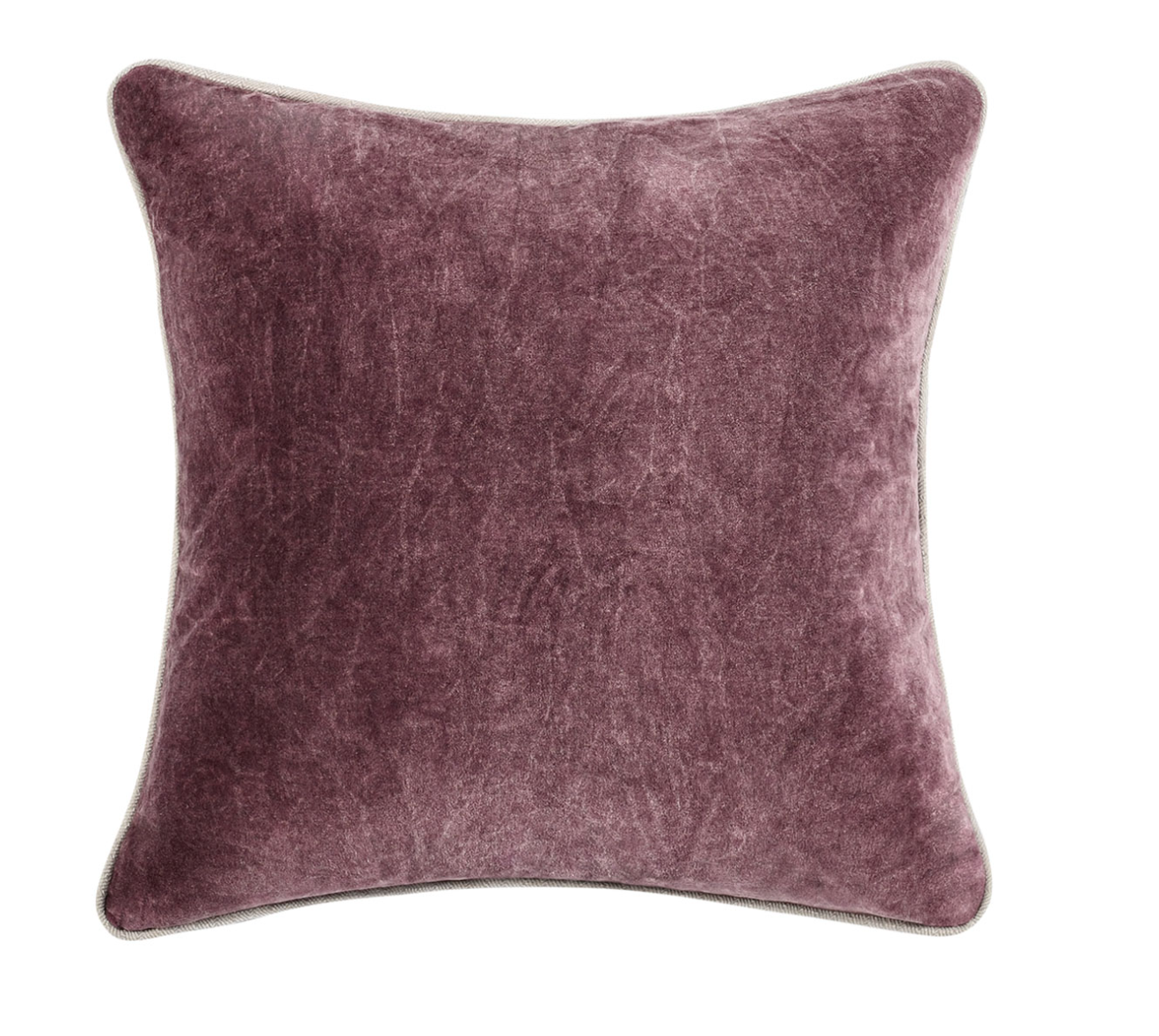 Heirloom Velvet Pillow- Sangria Red