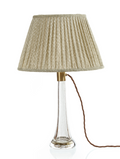 Fermoie Modified Empire Linen Shade in Green Figured