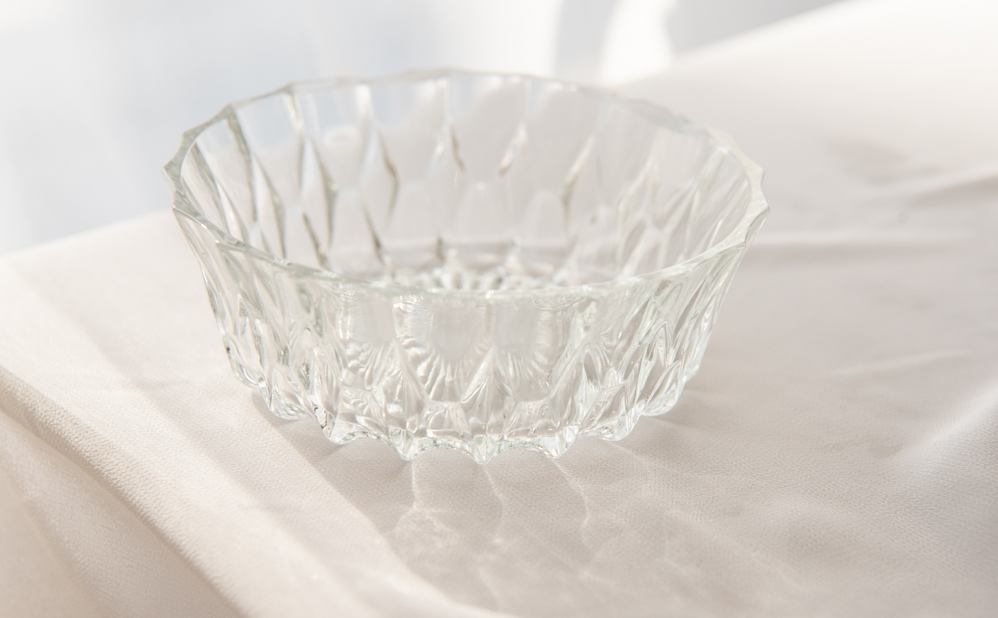 French Crystal Serving Bowl