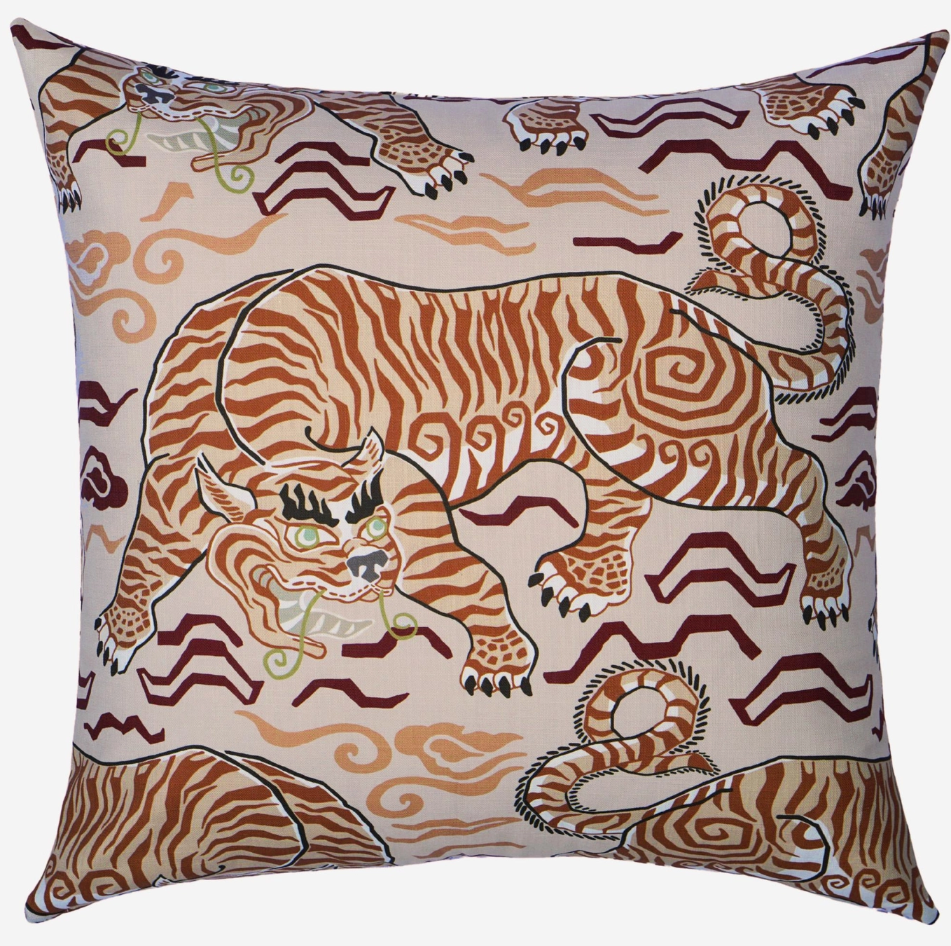 Tigers of Tibet Pillow