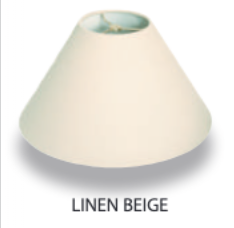 Royal HB607 Beige Linen Hardback Coolie Empire Shade