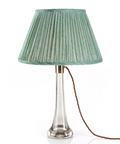 Fermoie Modified Empire Linen Shade in Green Strié