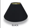 Royal HB607 Black Shantung Hardback Coolie Empire Shade