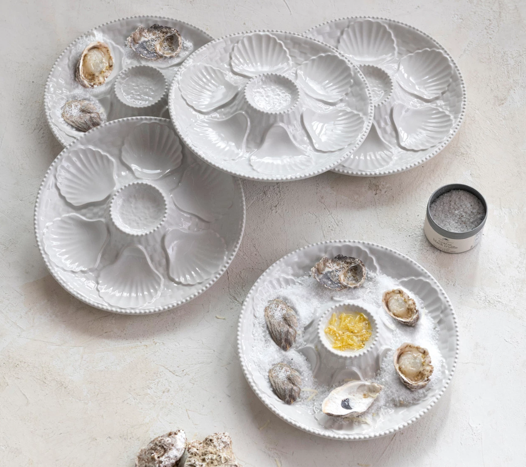 Stoneware Oyster Plate