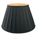 Royal BSO724 Black Shantung Box Pleat with Trim Shade