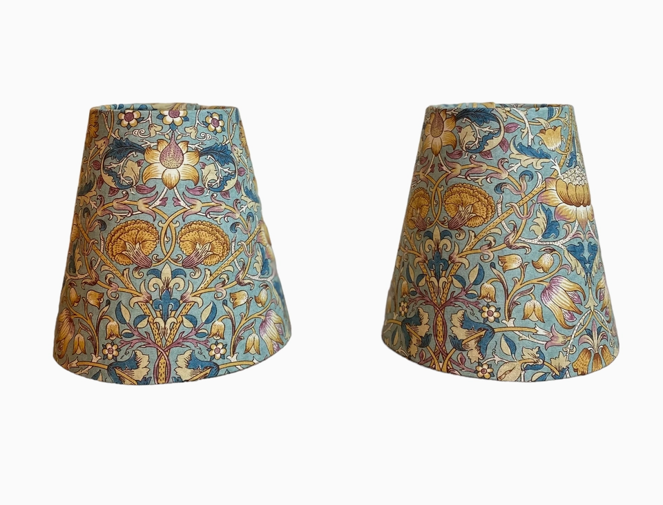 William Morris 5" Candle Clip Empire Lampshade