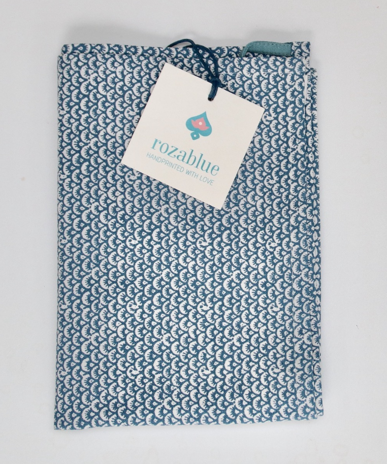 Block Print Dish Towel 20" x 28"