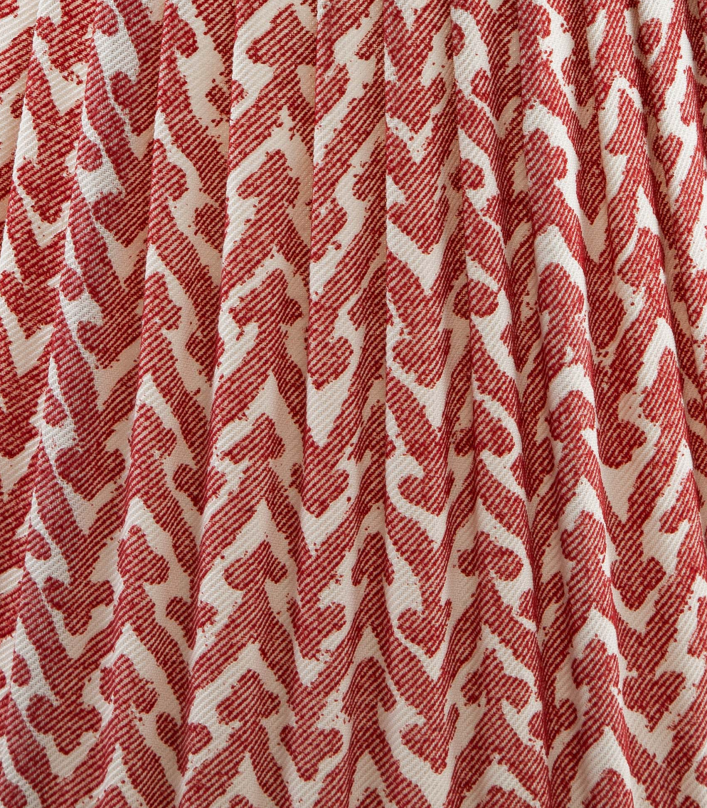 Fermoie Modified Empire Cotton Shade in Red Rabanna