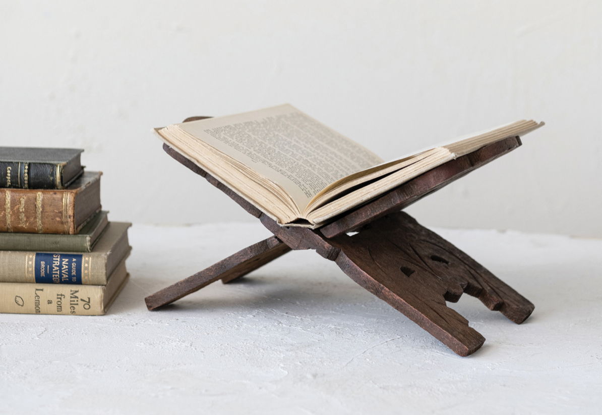 Book Stand- Reclaimed Wood