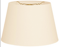 Royal HB606 Eggshell Shantung Hardback Tapered Shallow Drum Shade
